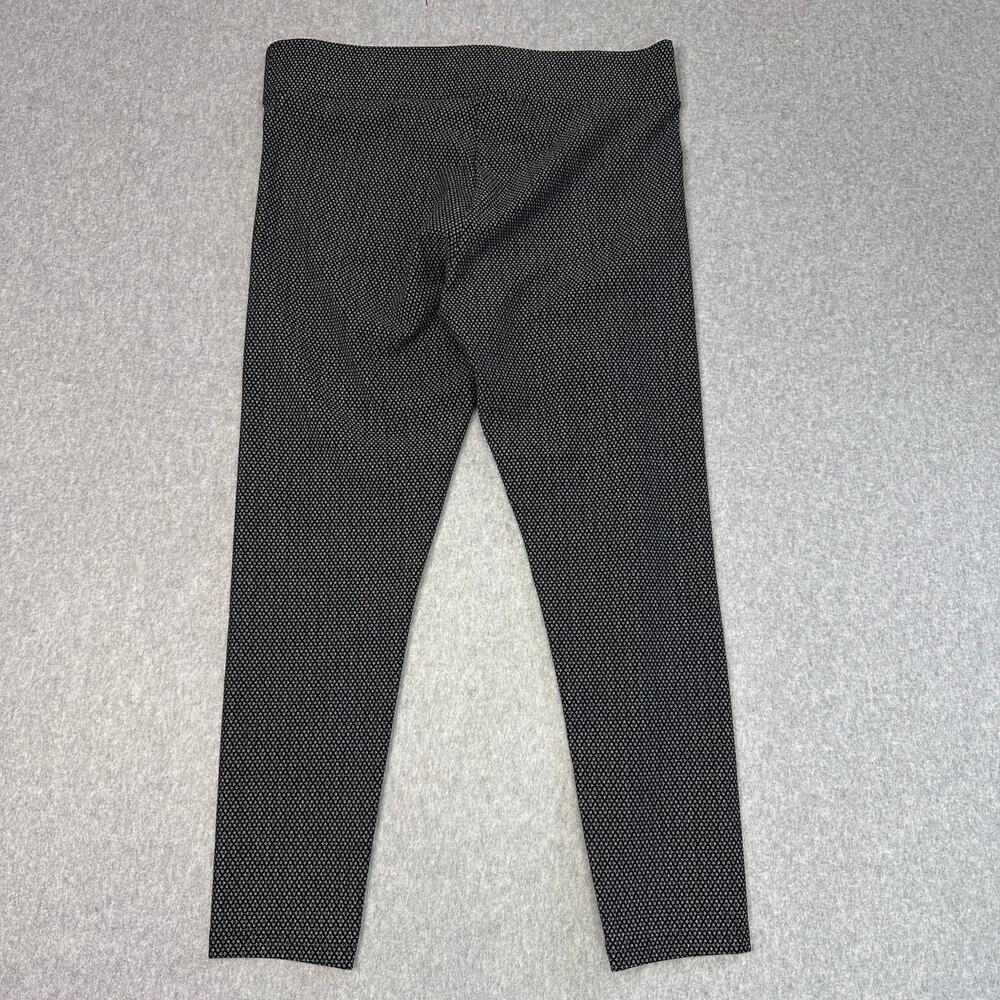 Loft Houndstooth Leggings Womens Black/White Pants Large High Waist Office Work - Picture 5 of 9